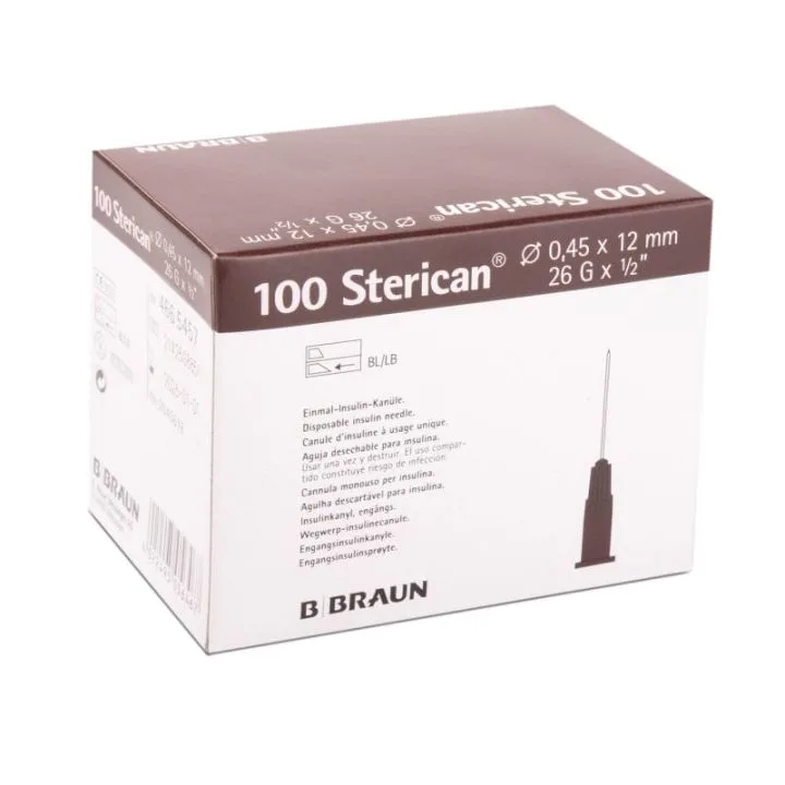 B Braun Sterican® Brown Insulin Needles G 26 x ½